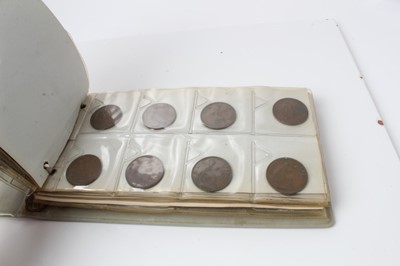 Lot 245 - G.B. - A coin album containing copper & bronze issues to include scarce Pennies 1950, 1953 & others