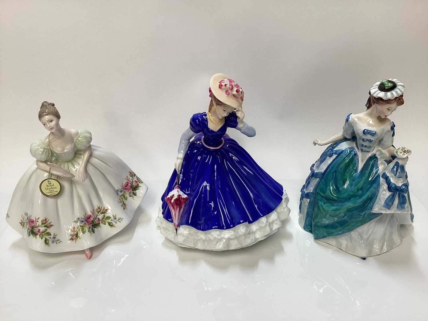 Lot 1190 - Six Royal Doulton figurines, all boxed