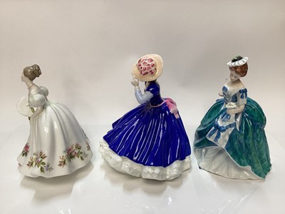 Lot 1190 - Six Royal Doulton figurines, all boxed