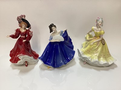 Lot 1190 - Six Royal Doulton figurines, all boxed