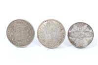 Lot 12 - G.B. mixed coinage - to include Victoria Y.H....