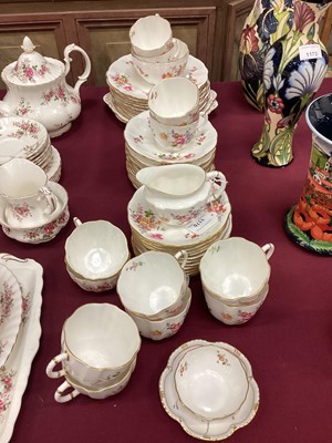 Lot 1170 - Royal Crown Derby 'Derby Posies' pattern tea and dinner service - 54 pieces