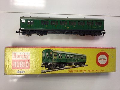 Lot 91 - Hornby Duplo 2 rail BR green Electric Motorcoach, boxed 2250