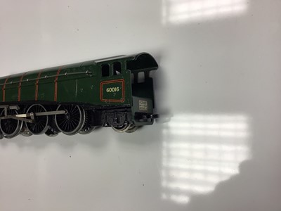 Lot 92 - Hornby Duplo 2 railBR black Early Emblem  2-6- 4 Class 4MT tank locomotive 80008, boxed 2218, BR green 3 rail Electric Motorcoach, boxed 3250 and BR lined green 3 rail EDL11 "Silver King" 60016, bo...