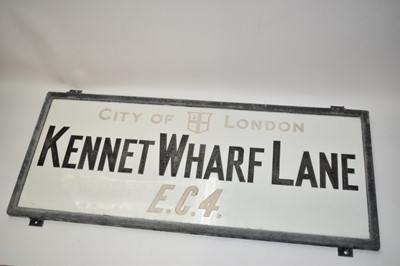 Lot 2425 - City of London street sign