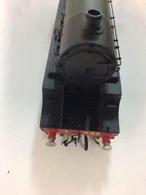 Lot 311 - Hand built SR green 4-4-0 tender locomotive 312 by Claude Standfast signed 1954, constructed BR lined green 4-6-0 'King Richard I' tender locomotive 6027, Hornby Duplo BR green diesel 'Crepello' D9...