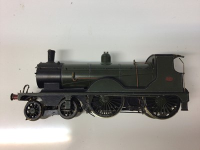 Lot 311 - Hand built SR green 4-4-0 tender locomotive 312 by Claude Standfast signed 1954, constructed BR lined green 4-6-0 'King Richard I' tender locomotive 6027, Hornby Duplo BR green diesel 'Crepello' D9...