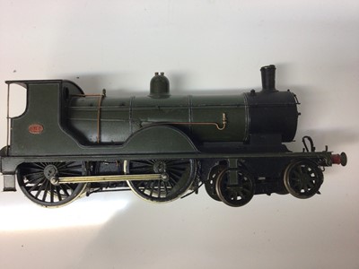 Lot 311 - Hand built SR green 4-4-0 tender locomotive 312 by Claude Standfast signed 1954, constructed BR lined green 4-6-0 'King Richard I' tender locomotive 6027, Hornby Duplo BR green diesel 'Crepello' D9...