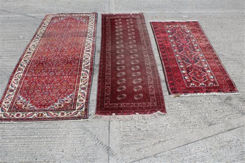 Lot 1228 - Tekke-style runner with two rows of sixteen...