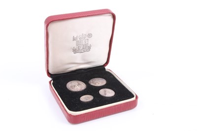 Lot 16 - G.B. - Elizabeth II Maundy set 1957 A.UNC (N.B. Cased) (1 coin set)