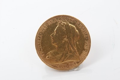 Lot 23 - G.B. - Gold Sovereign Victoria OH 1900P GF (1 coin)