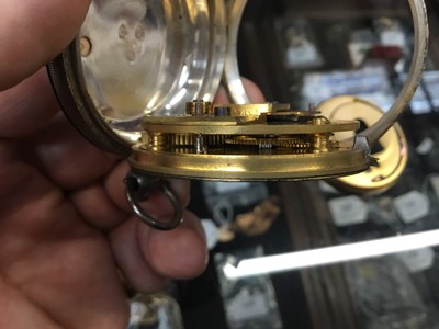 Lot 867 - Victorian silver cased pocket watch, Henex watch and Roamer Supr-Shock wristwatch