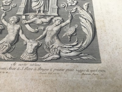 Lot 61 - Three antique engravings, after Raphael and Caravaggio (3)