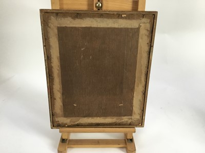 Lot 68 - Portrait of woman in profile monogrammed AF and dated '71, 20.5cm x 17cm, framed