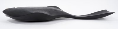 Lot 1294 - *Max Tannahill, contemporary, green heart wooden sculpture, Small Black Sole, with burnt finish, signed and dated 2022