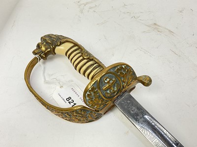 Lot 821 - 1920s German Naval Officer's dress sword by WKC