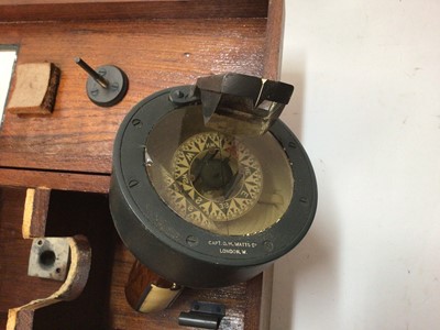 Lot 2470 - Hand held marine compass, boxed