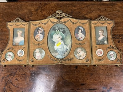 Lot 175 - 1920s French folding photograph frame