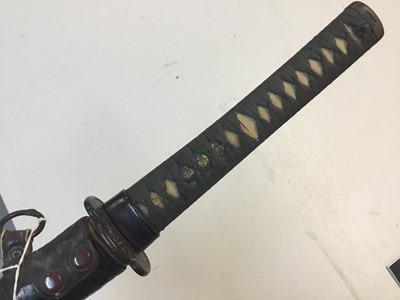 Lot 844 - Good quality Japanese Officer's Wakizashi sword