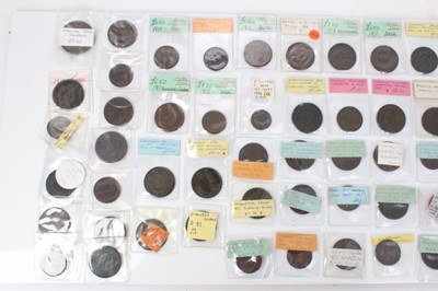 Lot 44 - G.B. - Mixed 19th century copper tokens to include various issuers (N.B. Mixed grades VG-EF) (52 coins)