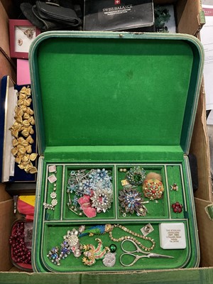 Lot 837 - Vintage costume jewellery and bijouterie and wristwatches