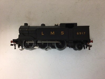 Lot 106 - Hornby Dublo OO unboxed selection City of Lichfield 4-6-2, Hereford 4-6-2, Co-Bo diesel-electric locomotive plus Hornby 3 rail LMS 6917 2-6-0 locomotive