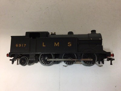 Lot 106 - Hornby Dublo OO unboxed selection City of Lichfield 4-6-2, Hereford 4-6-2, Co-Bo diesel-electric locomotive plus Hornby 3 rail LMS 6917 2-6-0 locomotive