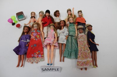 Lot 1871 - Collection of 1970s small Pippa dolls head marked no.2 (x10) and no.3. (2)