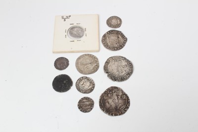 Lot 97 - G.B. - Mixed silver hammered coinage discernable but in generally lower grades Poor-AF (10 coins)