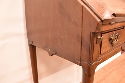 Lot 1409 - George II walnut writing desk