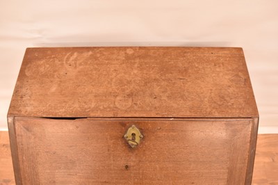 Lot 1409 - George II walnut writing desk