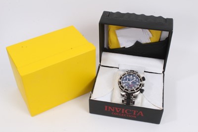 Lot 932 - Invicta Reserve Chronograph wristwatch, model no 112803- 558729, boxed