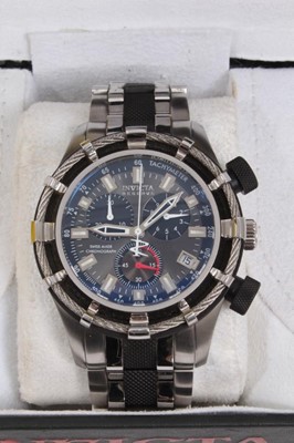 Lot 932 - Invicta Reserve Chronograph wristwatch, model no 112803- 558729, boxed