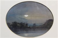 Lot 1184 - Henry Bright (1810 - 1873), watercolour and...