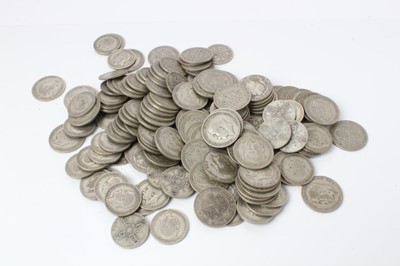 Lot 113 - G.B. - Mixed pre 1947 silver coins with an estimated face value of £17.52½p (Qty)