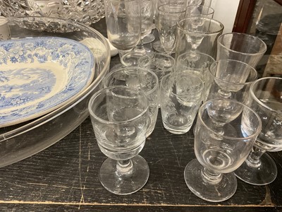 Lot 184 - Miscellaneous glassware, 19th century and later