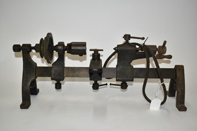 Lot 2437 - Boley style watchmaker's lathe