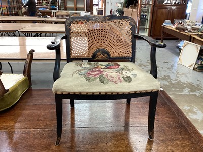 Lot 1025 - 1920's Chinoserie decorated children's Chair