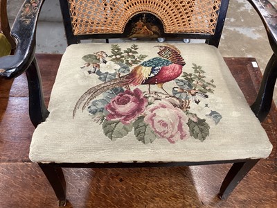 Lot 1025 - 1920's Chinoserie decorated children's Chair
