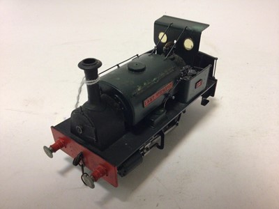 Lot 118 - Railway scratchbuilt model 0-4-0 red and green 'Lady Windsor' No.7