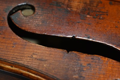 Lot 2204 - 19th century Continental violin, bearing a label - Copie De Deconeti (Michel) Venise 1742