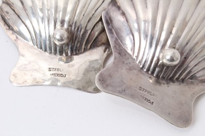 Lot 250 - Tiffany & Co silver shell dish