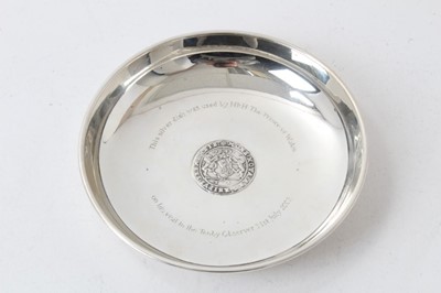 Lot 262 - German silver (835) dish with Royal Provenance