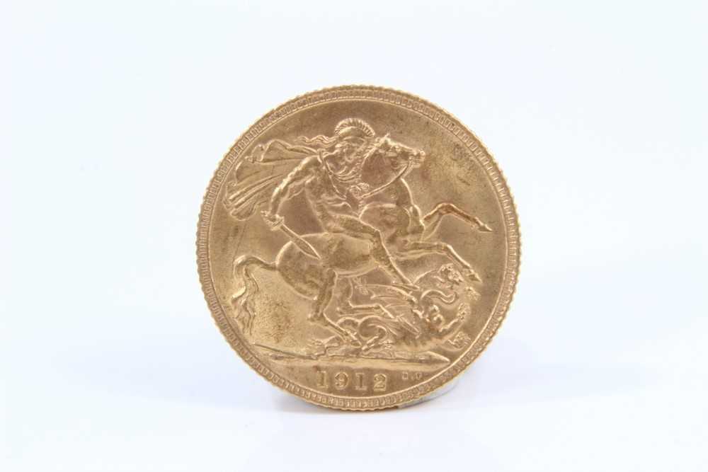 Lot 129 - G.B. - Gold Sovereign George V 1912 GEF (1 coin)