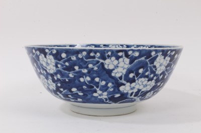 Lot 21 - Chinese porcelain bowl with prunus decoration