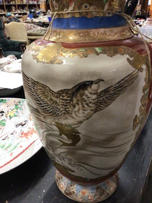 Lot 245 - Japanese satsuma vase