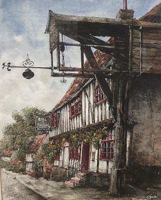 Lot 227 - Three watercolours by Reg Siger and other pictures