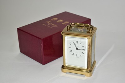 Lot 2413 - Carriage clock by Asprey