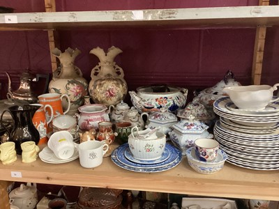 Lot 657 - Antique and other decorative ceramics including Masons tureens, dinner, tea and coffee wares