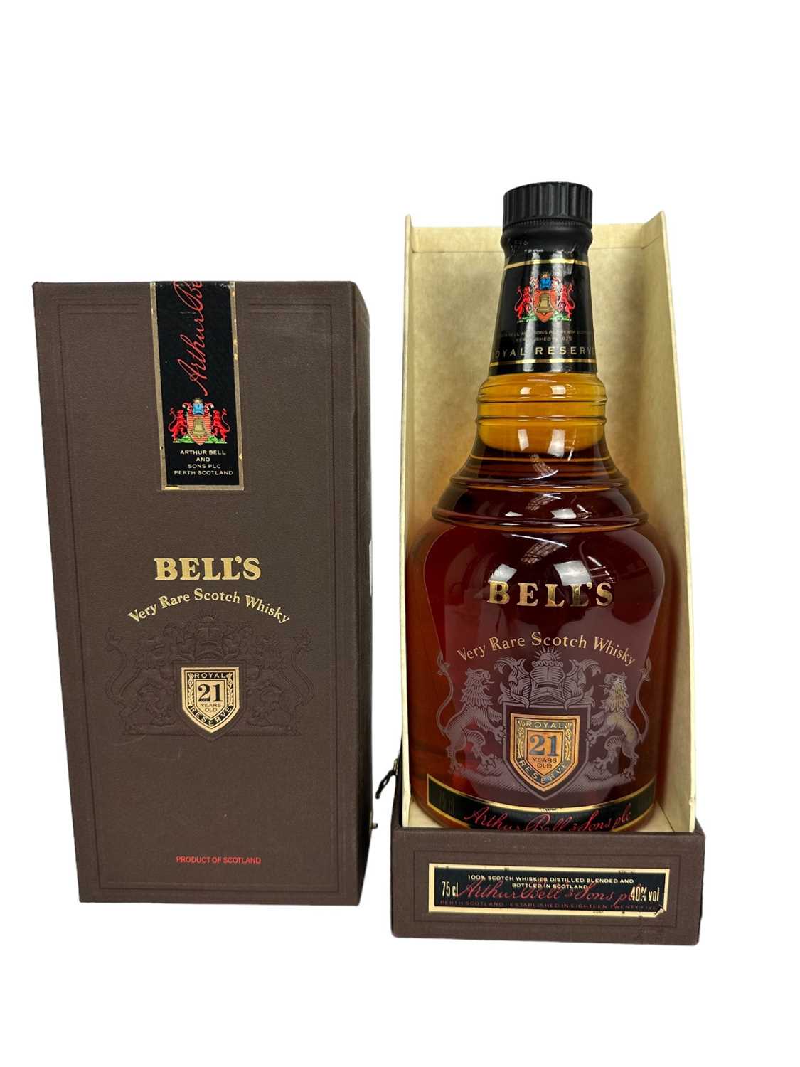Lot 43 - Whisky - one bottle, Bell's Very Rare Scotch Whisky, 21 years old, 40%, 75cl., in presentation case